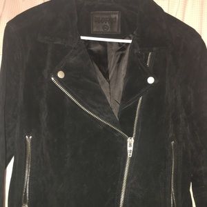 Blank NYC Black Suede Jacket
